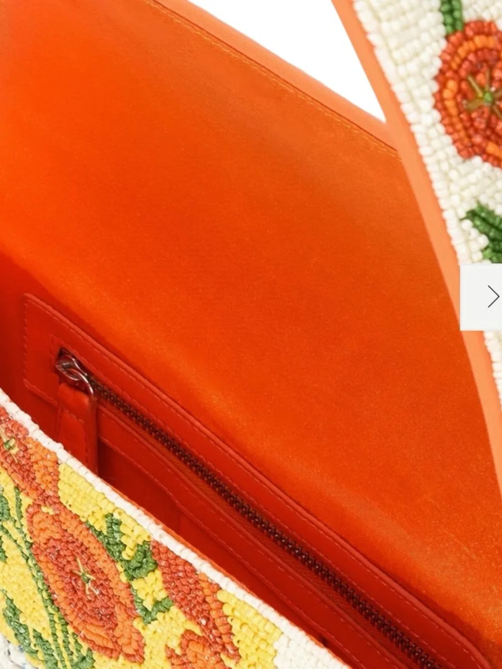 STAUD Tommy Beaded California Poppy Limited Edition Bag NWT - Picture 3 of 9